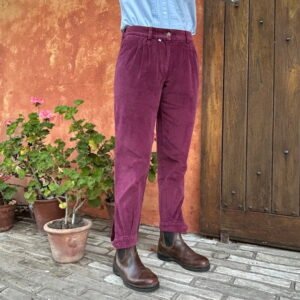 Plum / Raspberry Woman Cord Gaucho Bombachas